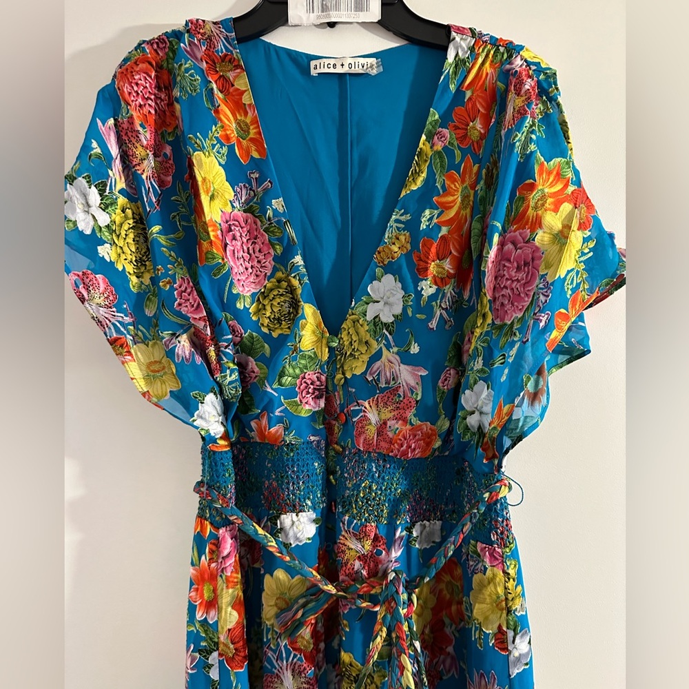 Alice and Olivia floral dress